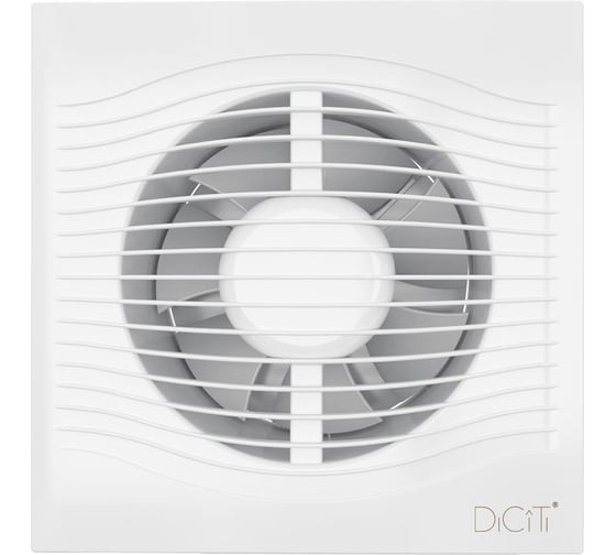 Осевой вытяжной вентилятор с обратным клапаном DICITI D 125 SLIM 5C 488-020