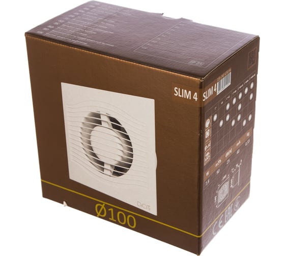 Осевой вытяжной вентилятор ERA D 100 SLIM 4 87-587