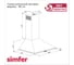 Кухонная вытяжка SImfer черная 8960SM 6
