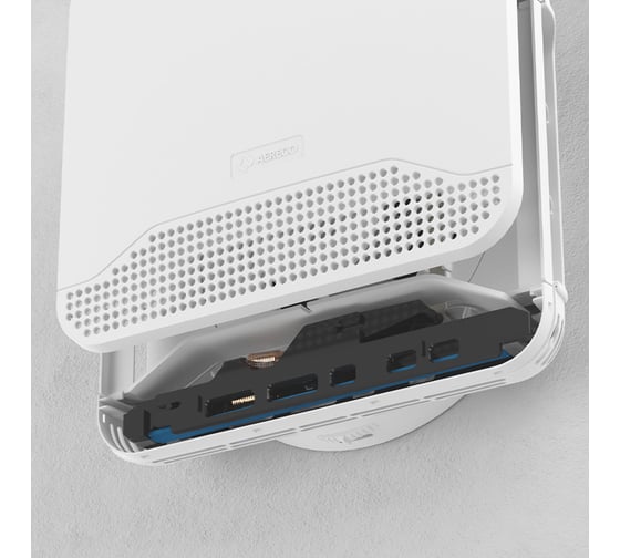 Стеновой клапан AERECO EHT2, гигрорегулируемый, цвет белый ЕТН1853