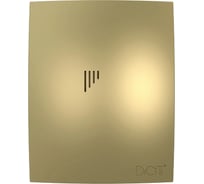 Осевой вытяжной вентилятор DICITI Breeze 5c champagne, с обратным клапаном d 125, декоративный 90-07744