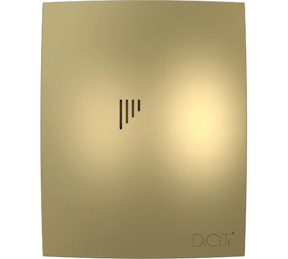 Осевой вытяжной вентилятор DICITI Breeze 5c champagne, с обратным клапаном d 125, декоративный 90-07744 1