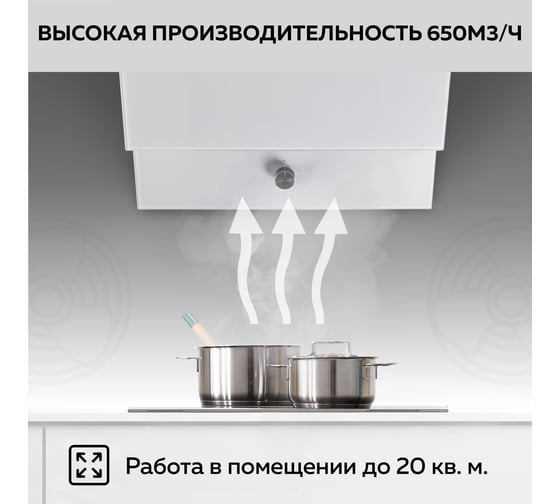 Вытяжка кухонная GFGRIL GF-HD200SW