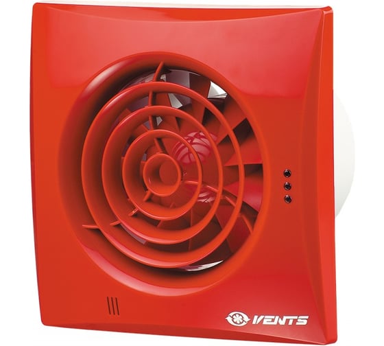 Вентилятор VENTS 125 Quiet красный 1F00000008941