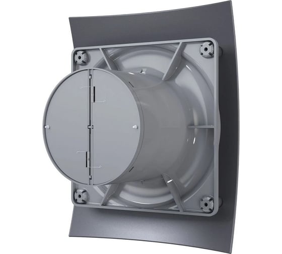 Накладной вентилятор DICITI Breeze 5c dark gray metal, d125 обр.клапан 90-07208
