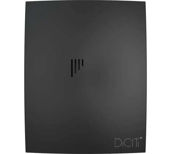 Накладной вентилятор DICITI Breeze 5c matt black, d125 обр.клапан 90-07213 1