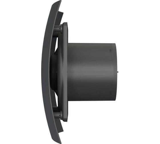 Накладной вентилятор DICITI Breeze 5c matt black, d125 обр.клапан 90-07213