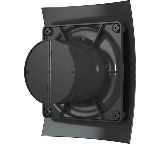 Накладной вентилятор DICITI Breeze 5c obsidian, d125 обр.клапан 90-07212