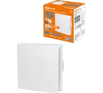 Бытовой настенный вентилятор TDM ELECTRIC 100 С-Н, декоративная накладка, белый, SQ1807-2007