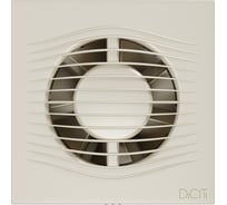 Осевой вытяжной вентилятор с обратным клапаном DICITI SLIM 4C D 100 Ivory 89-841