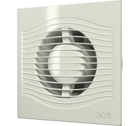 Осевой вытяжной вентилятор с обратным клапаном DICITI SLIM 4C D 100 Ivory 89-841