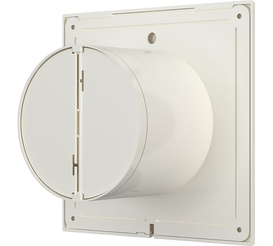 Осевой вытяжной вентилятор с обратным клапаном DICITI SLIM 4C D 100 Ivory 89-841