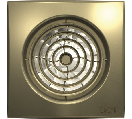 Осевой вытяжной вентилятор с обратным клапаном ERA AURA 4C D 100 champagne 87-985