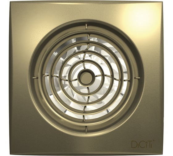 Осевой вытяжной вентилятор с обратным клапаном ERA AURA 4C D 100 champagne 87-985
