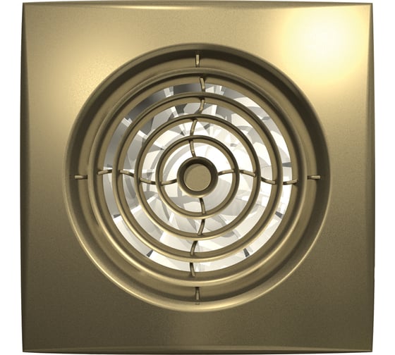 Осевой вытяжной вентилятор с обратным клапаном ERA AURA 4C D 100 champagne 87-985