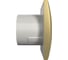 Осевой вытяжной вентилятор с обратным клапаном ERA AURA 4C D 100 champagne 87-985 4
