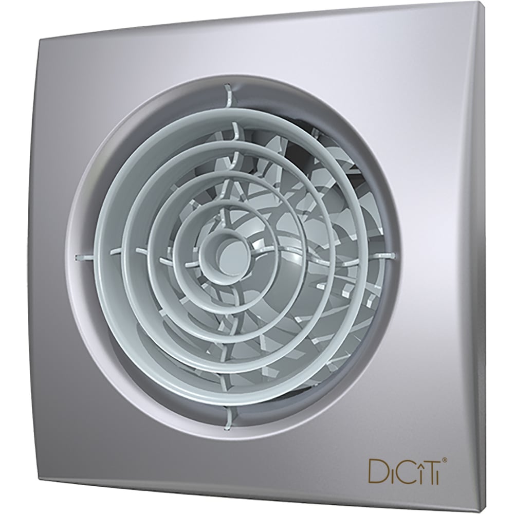 Осевой вытяжной вентилятор с обратным клапаном ERA AURA 4C D 100 gray ...