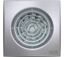 Осевой вытяжной вентилятор с обратным клапаном ERA AURA 4C D 100 gray metal 87-987