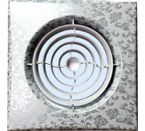 Осевой вытяжной вентилятор с обратным клапаном ERA AURA 4C D 100 white design 87-988