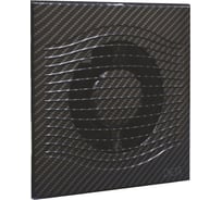 Осевой вытяжной вентилятор с обратным клапаном ERA SLIM 4C D 100 black carbon 87-996
