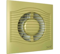 Осевой вытяжной вентилятор с обратным клапаном DICITI SLIM 4C D 100 champagne 87-993