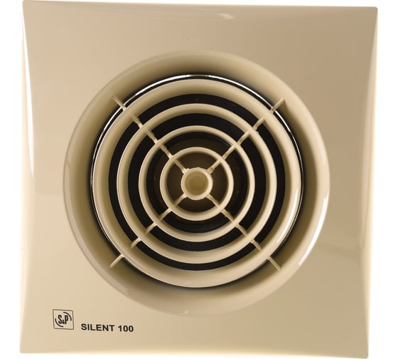 Вентилятор Soler&Palau SILENT-100 CZ IVORY RE 03-0103-169