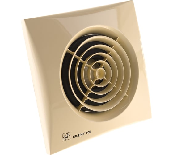 Вентилятор Soler&Palau SILENT-100 CZ IVORY RE 03-0103-169