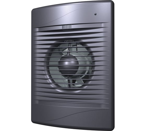 Осевой вытяжной вентилятор с обратным клапаном ERA STANDARD 4С dark gray metal D 100 89-088 1