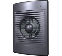 Осевой вытяжной вентилятор с обратным клапаном ERA STANDARD 5C dark gray metal D125 89-092
