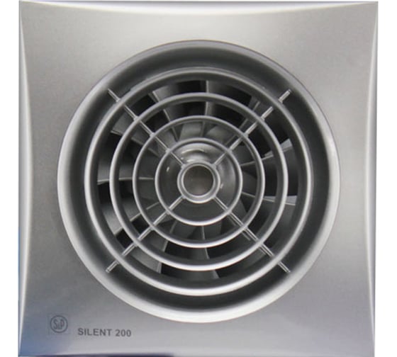 Вентилятор Soler&Palau SILENT-200 CZ SILVER RE 03-0103-109