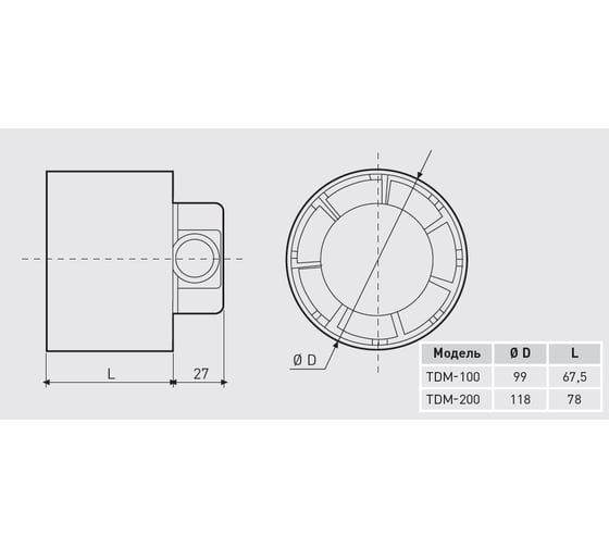 Вентилятор Soler&Palau TDM-300 RE 03-0101-413