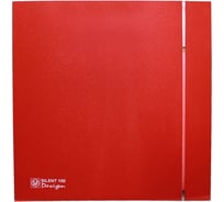 Вентилятор Soler&Palau SILENT-100 CZ RED DESIGN-4C RE 03-0103-140