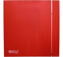 Вентилятор Soler&Palau SILENT-100 CRZ RED DESIGN-4C RE 03-0103-179