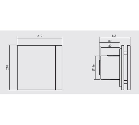 Вентилятор Soler&Palau SILENT-200 CZ SILVER DESIGN-3C RE 03-0103-131