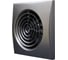 Осевой вытяжной вентилятор с обратным клапаном ERA AURA 5C dark gray metal D 125 87-990 1