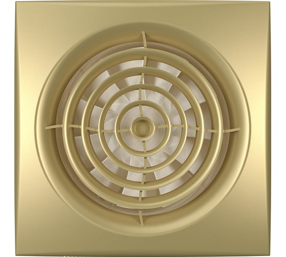 Осевой вытяжной вентилятор с обратным клапаном ERA AURA 5C champagne D 125 87-989