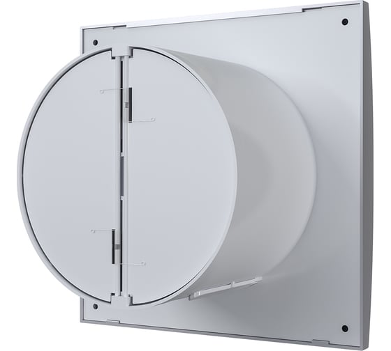 Осевой вытяжной вентилятор с обратным клапаном ERA AURA 5C gray metal D 125 87-991