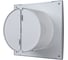 Осевой вытяжной вентилятор с обратным клапаном ERA AURA 5C gray metal D 125 87-991 4