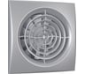 Осевой вытяжной вентилятор с обратным клапаном ERA AURA 5C gray metal D 125 87-991