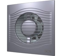Осевой вытяжной вентилятор с обратным клапаном DICITI SLIM 5C dark gray metal D 125 89-084