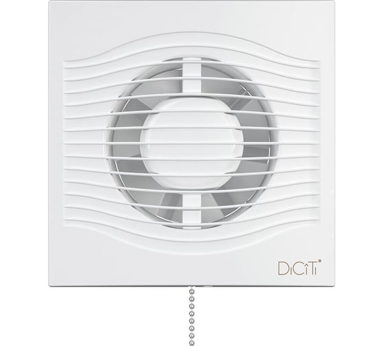 Осевой вентилятор с обратным клапаном DICITI SLIM 4C-02 BB D100 87-589