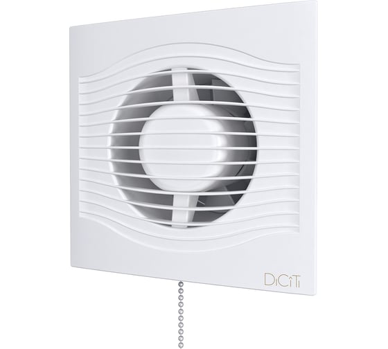 Осевой вентилятор с обратным клапаном DICITI SLIM 5C-02 BB D125 87-600 1