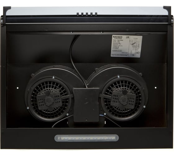 Кухонная вытяжка NAVAKO slope 60 black 17054