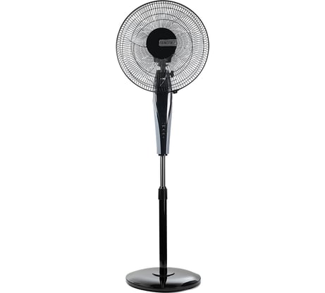 Напольный вентилятор Centek  (черный) 65Вт, Пульт ДУ, LED, 1.3м, 43см, таймер, тяжелая база, CT-5010