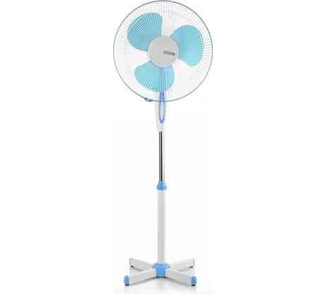 Напольный вентилятор Centek CT-5015 (синий) 40Вт, LED, 43см, 1.25м, 3 скорости, автоповорот, CT-5015 Blue