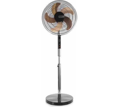 Напольный вентилятор Centek (сталь) 75Вт, ПультДУ, LED, 50см, 1.8м, 3 ск, Металич. лопасти CT-5019