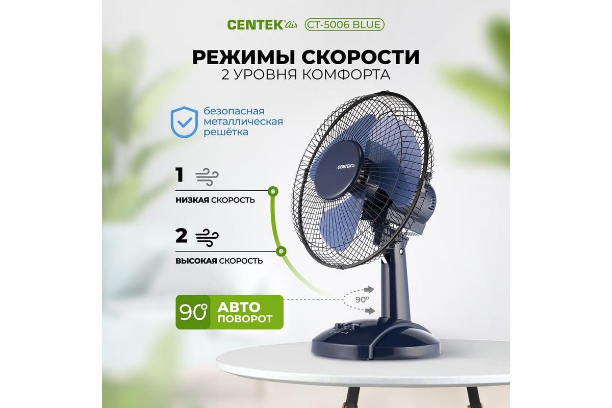 Настольный вентилятор Centek CT-5006 - выгодная цена, отзывы ...
