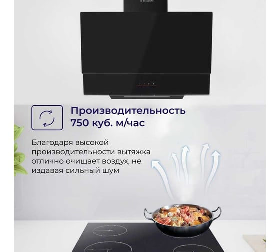 Наклонная вытяжка Delvento 50 см DLV52B1