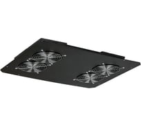 Вентиляторный блок TLK, 4 вентилятора с фильтром, BK TLК-FAN4-F-BK