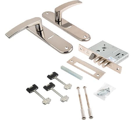 Замок врезной ПРОСАМ 76705-ЗВ9-8/13 (черный жемчуг) 13106